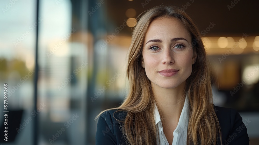 Successful businesswoman giving an interview, confident and inspirational Successful businesswoman giving an interview, confident and inspirational