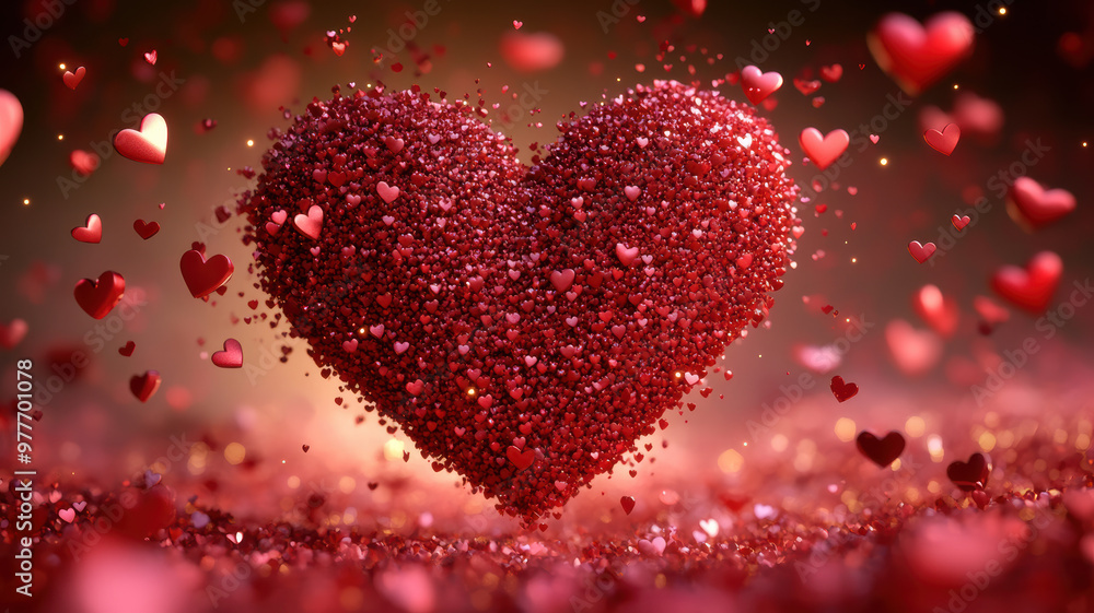 illustration of a heart background illustration of a heart background