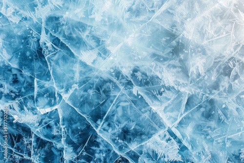 Wallpaper Mural A blue ice sculpture with jagged edges Torontodigital.ca