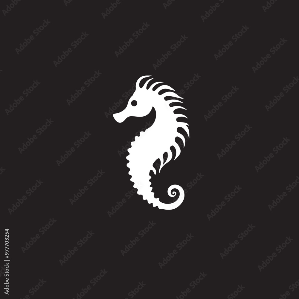 Seahorse in cartoon, doodle style . Image for t-shirt, web, mobile apps and ui. Isolated 2d vector illustration in logo, icon, sketch style, Eps 10, black and white. AI Generative Seahorse in cartoon, doodle style . Image for t-shirt, web, mobile apps and ui. Isolated 2d vector illustration in logo, icon, sketch style, Eps 10, black and white. AI Generative