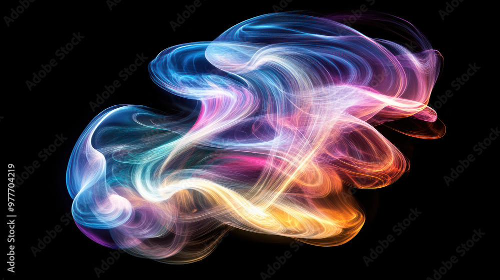 Softly Lit Curves on Dark Background Softly Lit Curves on Dark Background