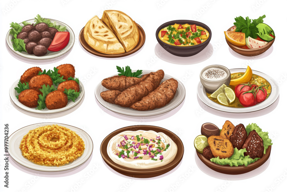 collection of food collection of food