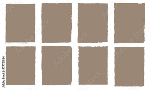 Chalk texture stain set. Hand drawn chalk background doodle effect stain collection for crayon brush design, scratch frame shape. 