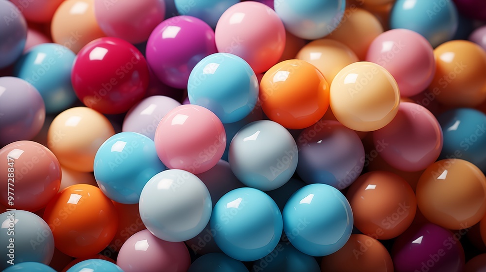 Many rainbow gradient random bright soft balls background. Colorful balls background for kids zone or children's playroom. Huge pile of colorful balls in different sizes. Vector background Many rainbow gradient random bright soft balls background. Colorful balls background for kids zone or children's playroom. Huge pile of colorful balls in different sizes. Vector background