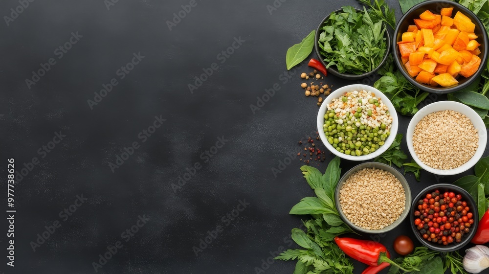 Spicy Isaan larb, Thai minced meat salad, traditional cuisine. Spicy Isaan larb, Thai minced meat salad, traditional cuisine.