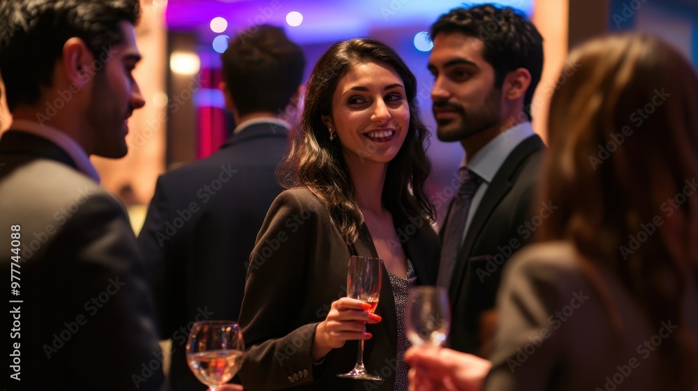 A group of people at a corporate event, 50 keywords A group of people at a corporate event, 50 keywords