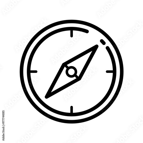 Free Download compass - vector icon - GFXLoad