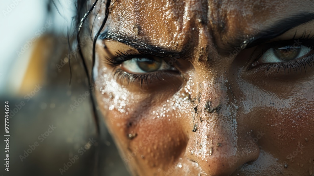 An abstract close-up of wet hair, featuring detailed droplets creating a captivating texture and evoking a sense of mystery and uncommon beauty. An abstract close-up of wet hair, featuring detailed droplets creating a captivating texture and evoking a sense of mystery and uncommon beauty.