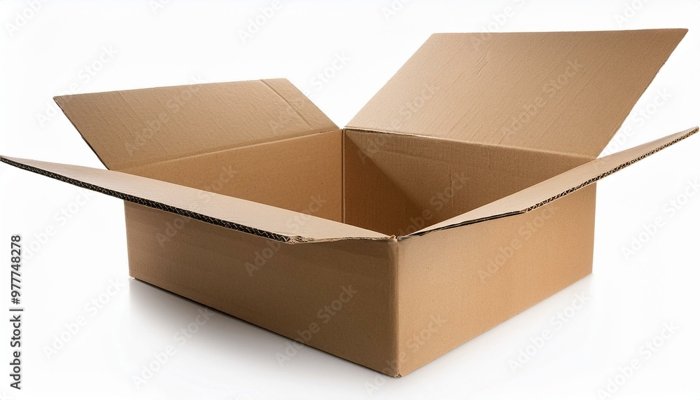 corrugated carboard box, AI generated corrugated carboard box, AI generated