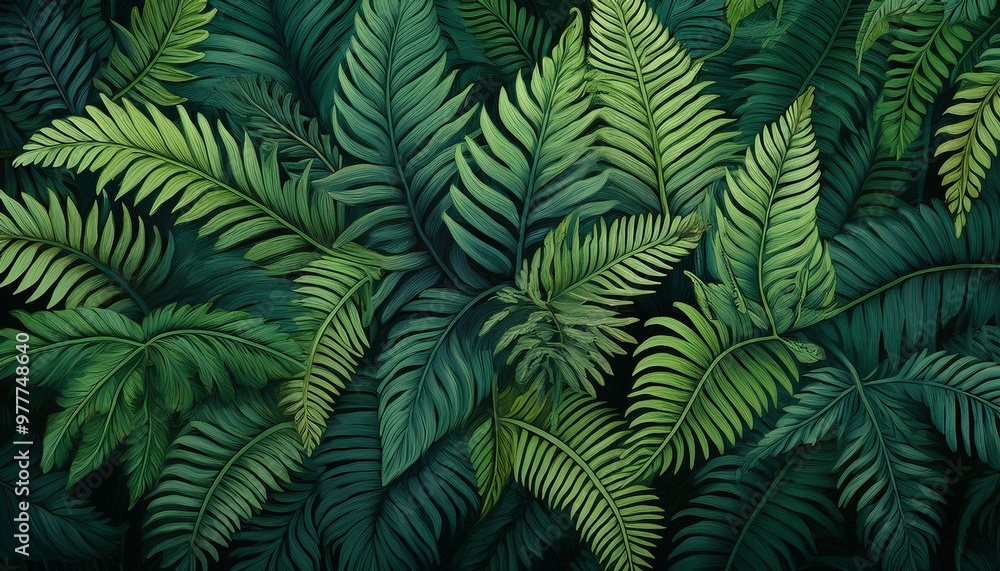 green leaves texture background, AI generated green leaves texture background, AI generated