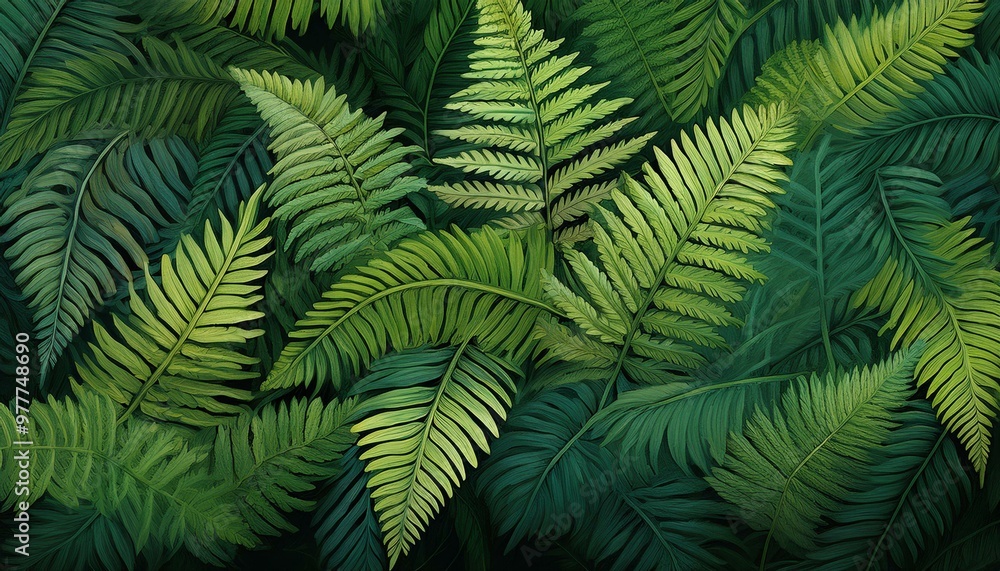 green leaves texture background, AI generated green leaves texture background, AI generated