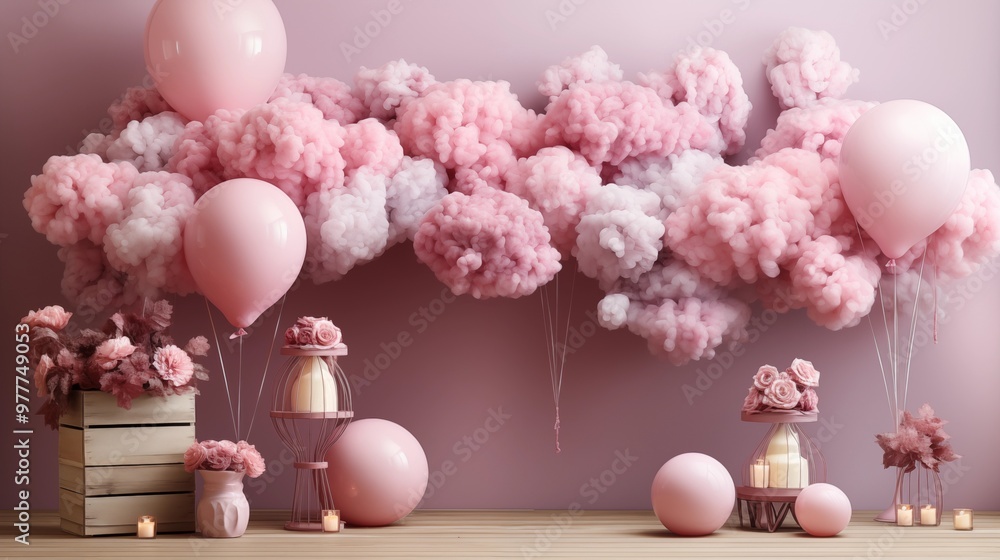 Welcome Baby Girl Abstract Background Welcome Baby Girl Abstract Background