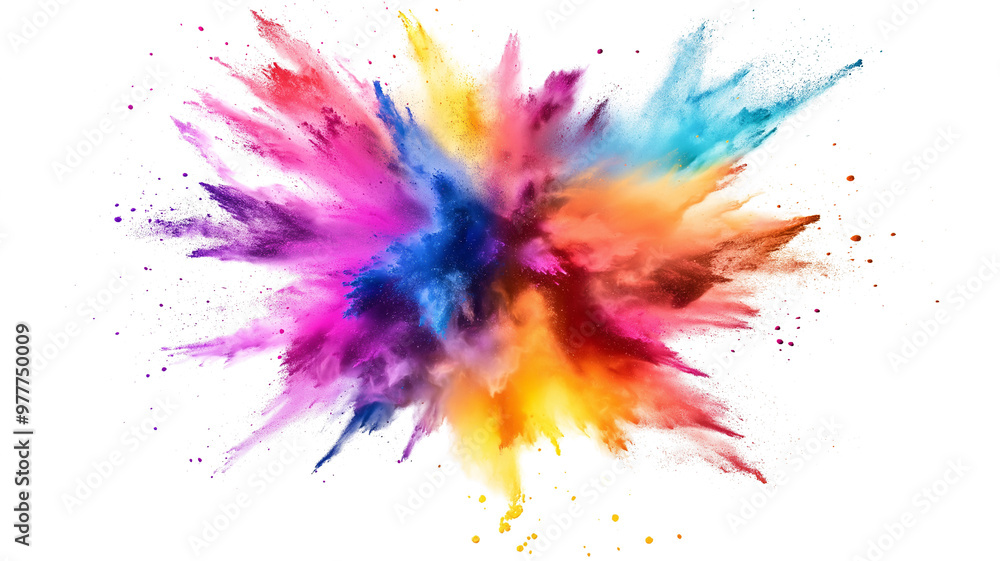 Transparent PNG Image Of Colorful Dry Powder Splash Transparent PNG Image Of Colorful Dry Powder Splash