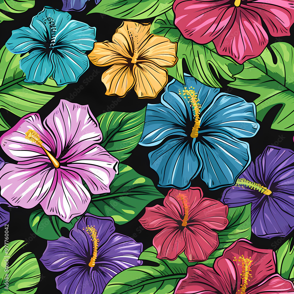 seamless background with flowers seamless background with flowers