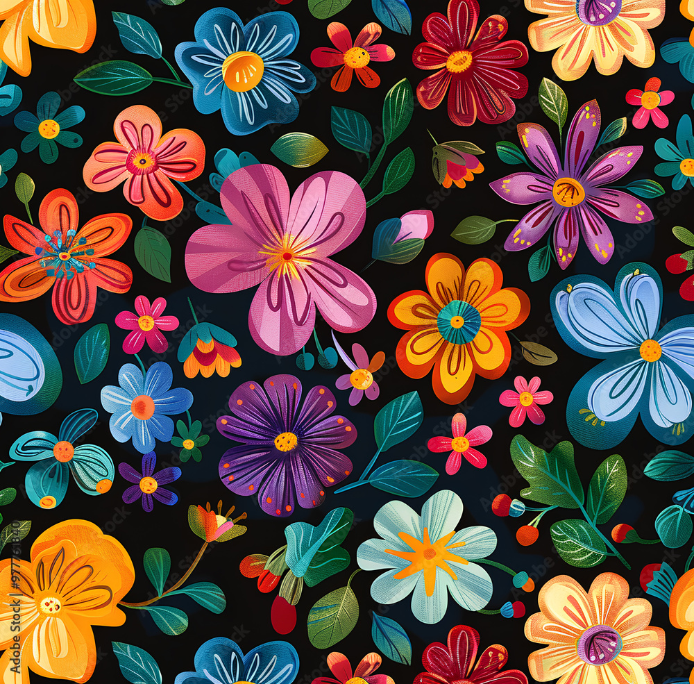 seamless floral background