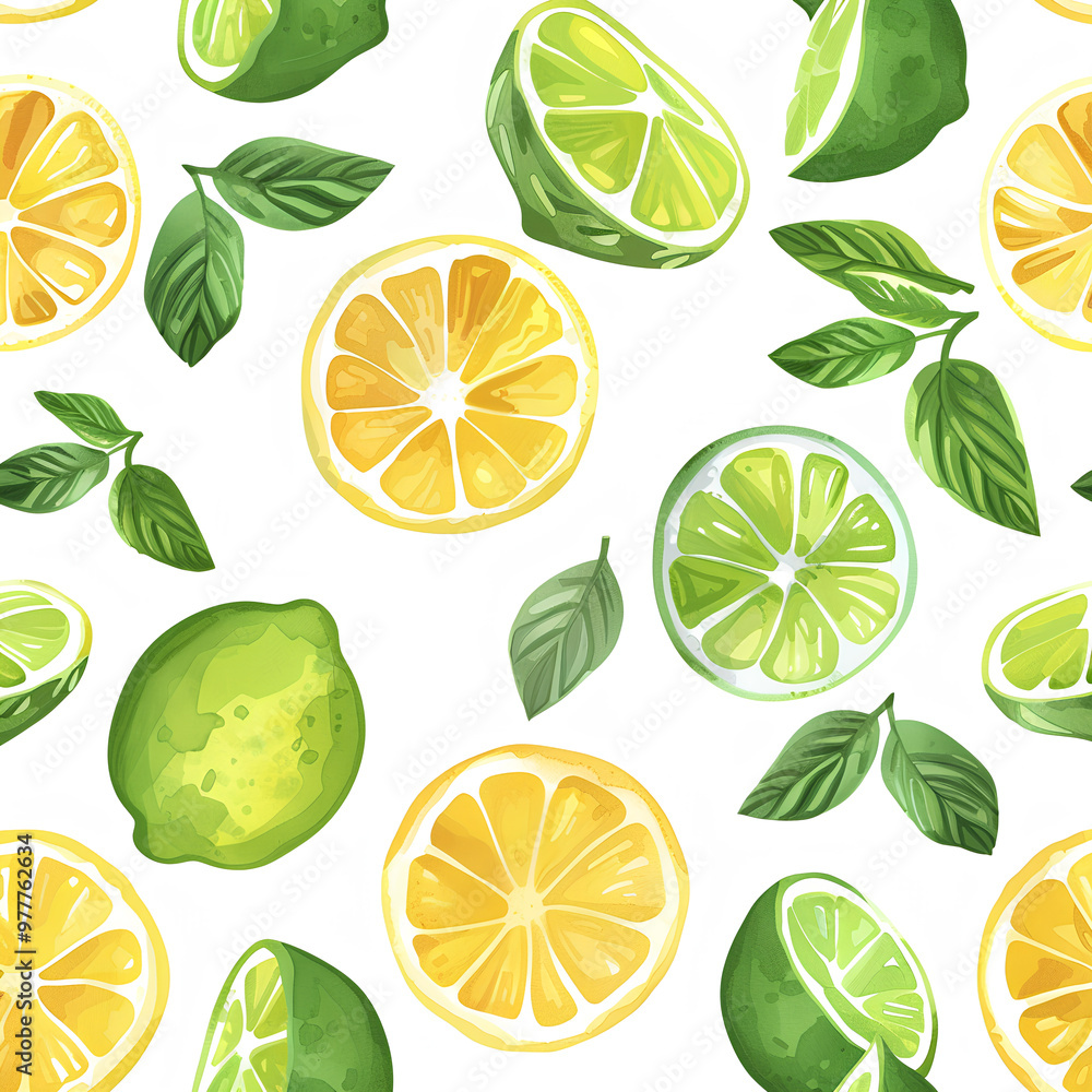 pattern with lemon pattern with lemon