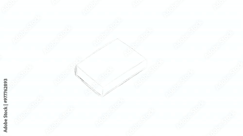 Video clip showing the process of drawing a heart with a book.