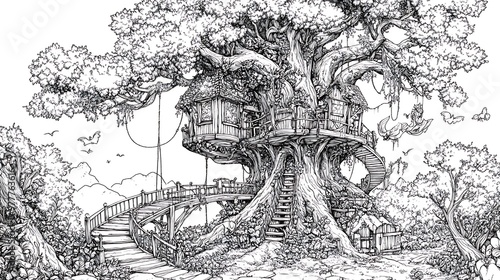 simple castle coloring page