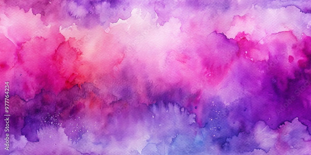 Fototapeta premium Abstract Watercolor Background Pink and Purple Hues, Watercolor, Background, Abstract
