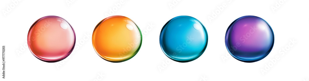 Iridescent Soap Bubbles, Isolated PNG with Transparent Background Iridescent Soap Bubbles, Isolated PNG with Transparent Background