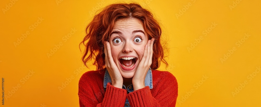 The Joyful Woman with Surprise