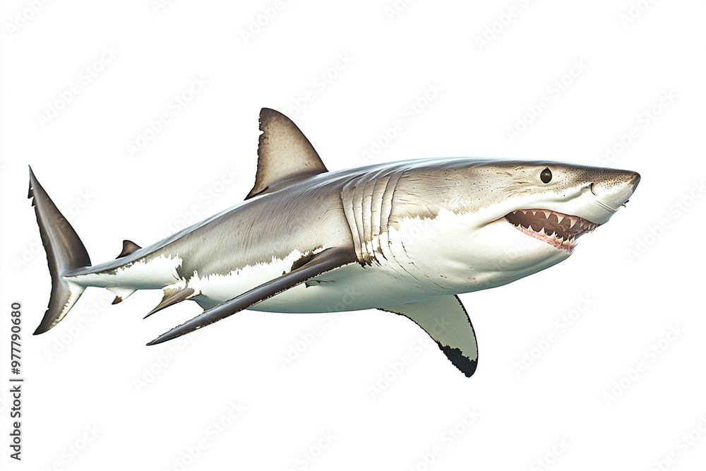shark isolated on white shark isolated on white