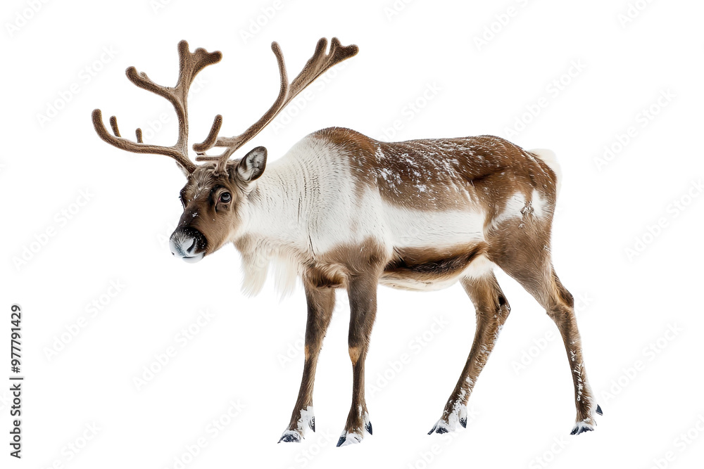 A detailed image of a reindeer with stunning antlers and a transparent background. perfect for holiday and nature themes. A detailed image of a reindeer with stunning antlers and a transparent background. perfect for holiday and nature themes.
