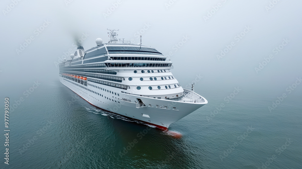 Luxury at Sea Aerial view of a sleek cruise ship cutting through the deep blue ocean symbolizing adventure relaxation and the ultimate travel experience on the open waters Luxury at Sea Aerial view of a sleek cruise ship cutting through the deep blue ocean symbolizing adventure relaxation and the ultimate travel experience on the open waters