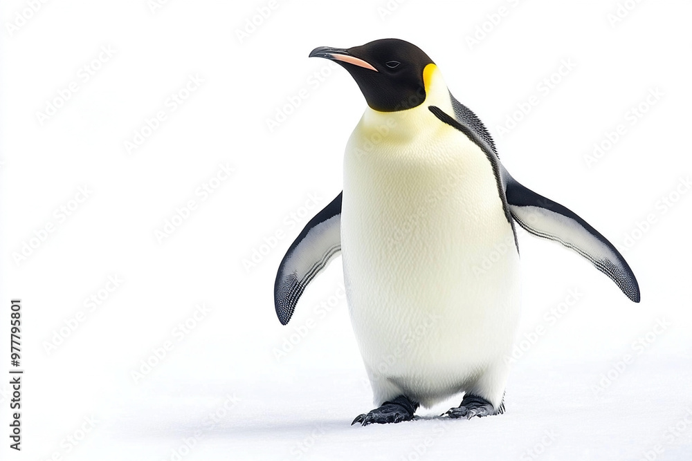 Obraz premium penguin isolated on white background