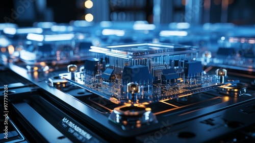 Robotic cleanroom manufacturing microchips with precision in a controlled environment