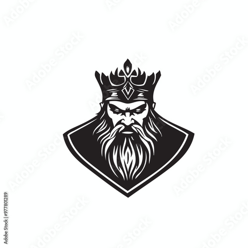king vector logo, king vector