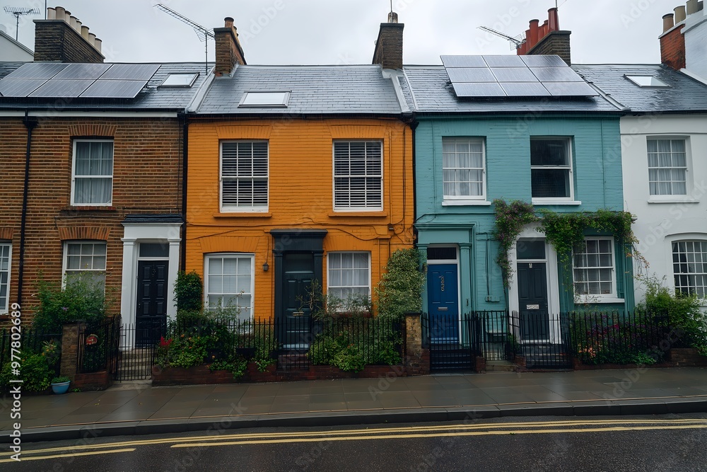 Modern Solar Panels Installed On A London Townhouse, Solar Photography, Solar Powered Clean Energy, Sustainable Resources, Electricity Source, London Solar Installation Modern Solar Panels Installed On A London Townhouse, Solar Photography, Solar Powered Clean Energy, Sustainable Resources, Electricity Source, London Solar Installation