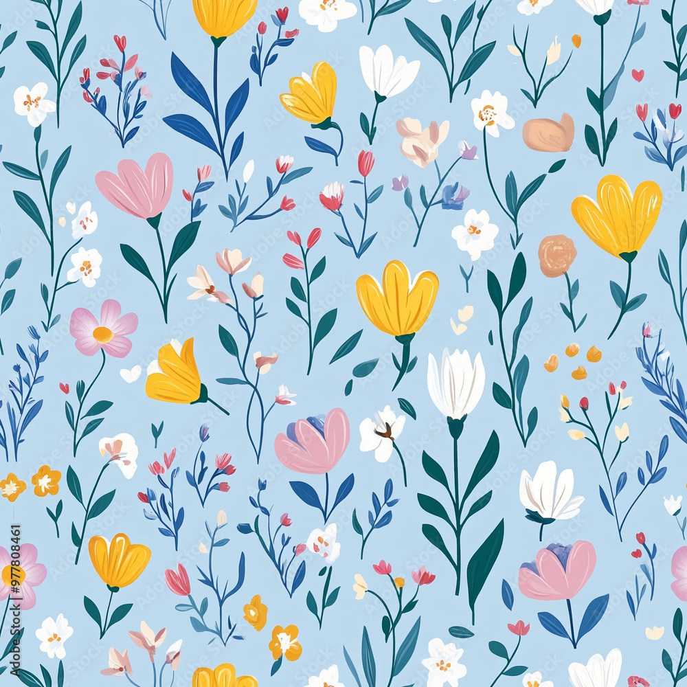 seamless floral pattern seamless floral pattern