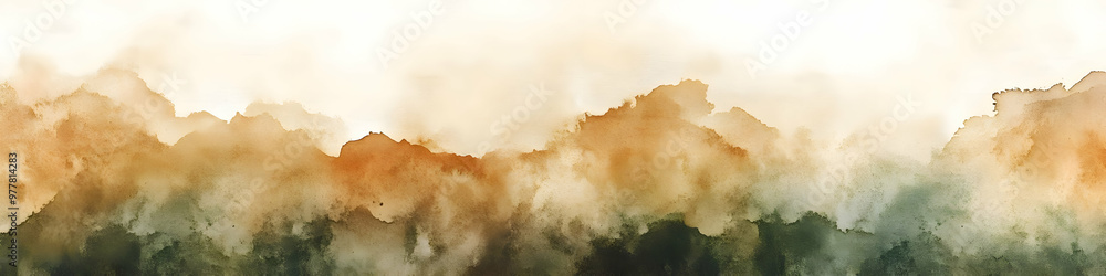 Green and Dusty Mountain Shape Abstract Background Green and Dusty Mountain Shape Abstract Background