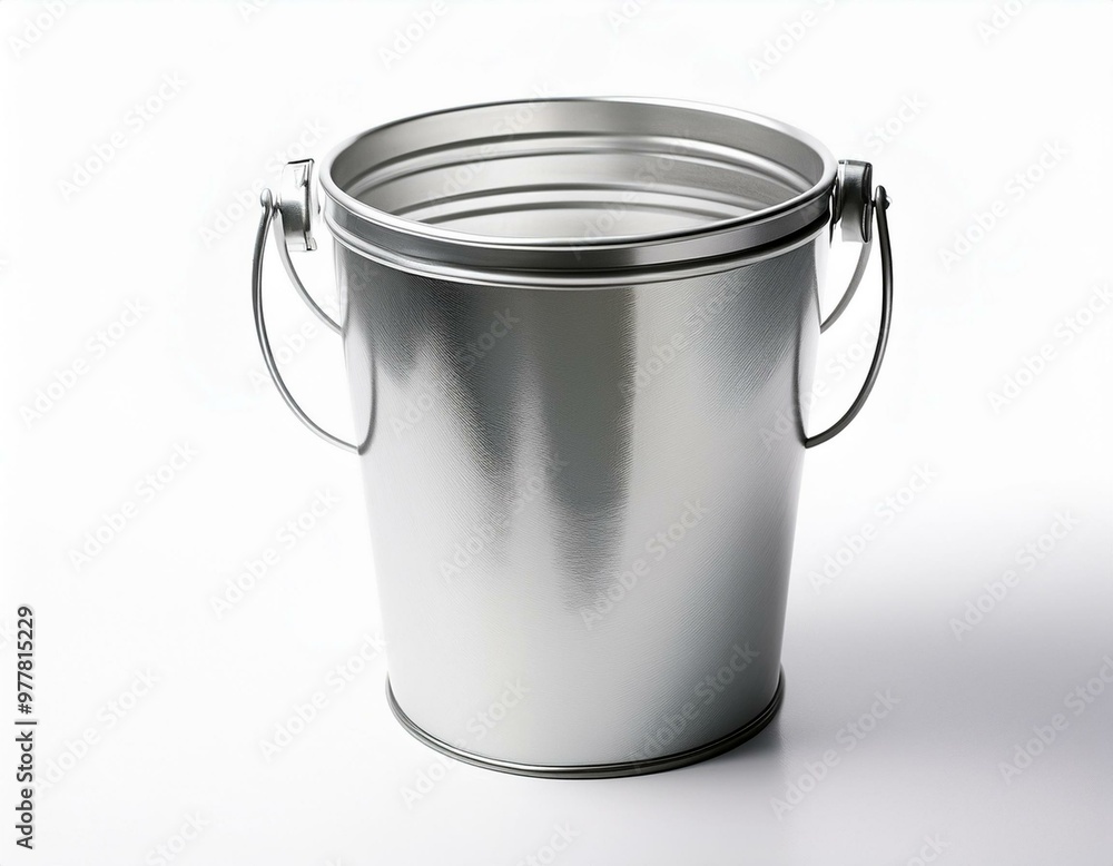 Metal Bucket Trash Bin Metal Bucket Trash Bin
