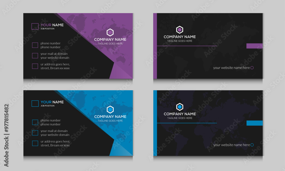minimal individual business card layout creative modern card minimal individual business card layout creative modern card