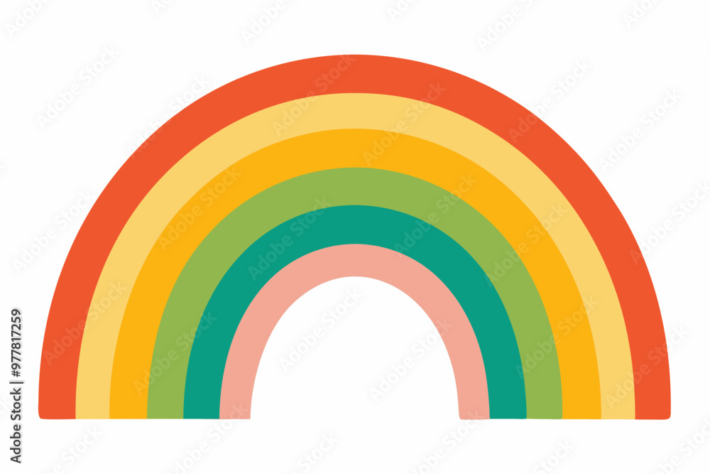 Boho Rainbo Design Graphic Boho Rainbo Design Graphic