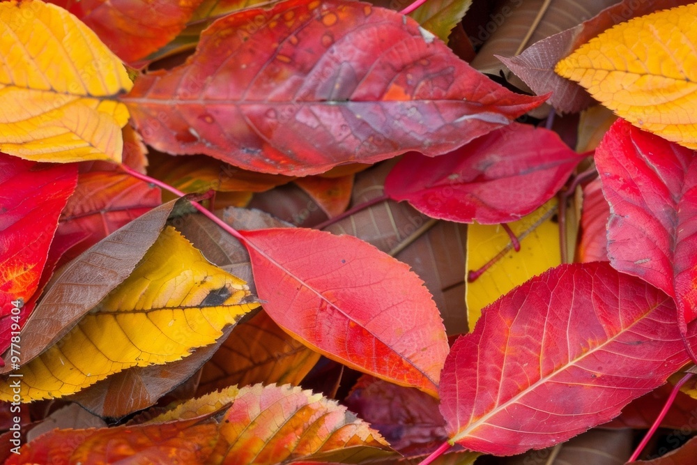 A repeating texture of leafes A repeating texture of leafes
