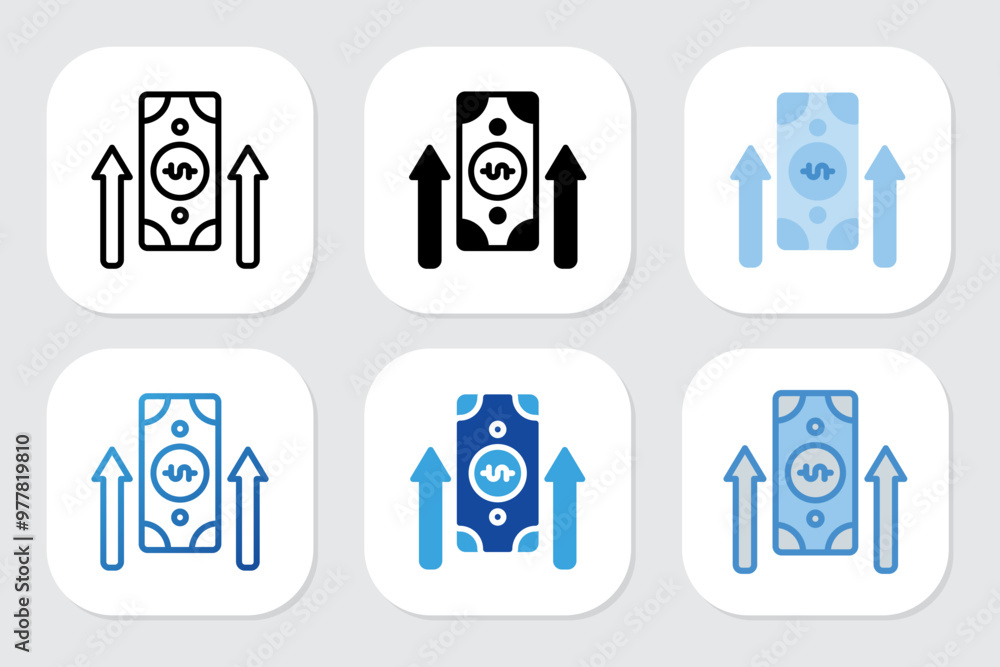 Payment icons with various design styles Payment icons with various design styles
