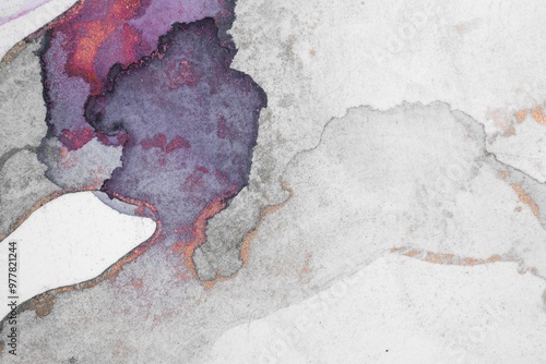 Wallpaper Mural Original artwork photo of marble ink abstract art. High resolution photograph from exemplary original painting. Abstract painting was painted on HQ paper texture to create smooth marbling pattern. Torontodigital.ca