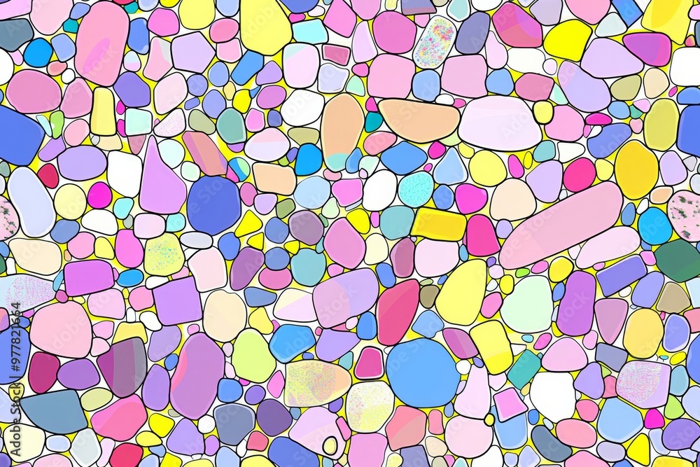 A repeating texture of pebble