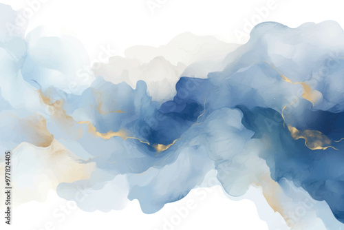 Blue cloud shaped backgrounds abstract textured.
