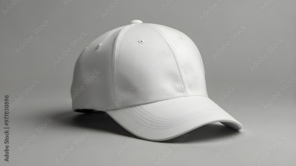 Mockup cap on white background Mockup cap on white background