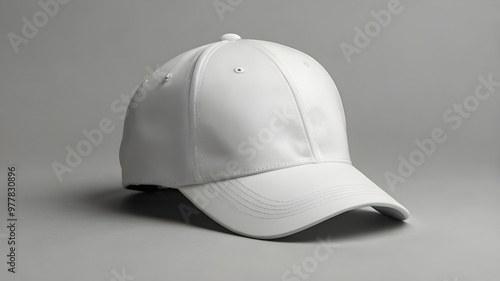 Mockup cap on white background