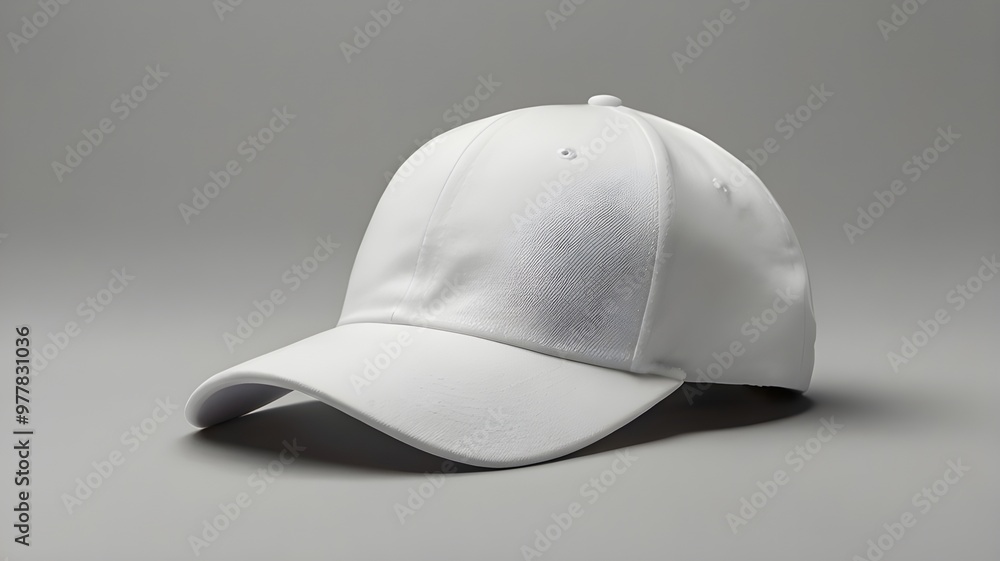 Mockup cap on white background Mockup cap on white background