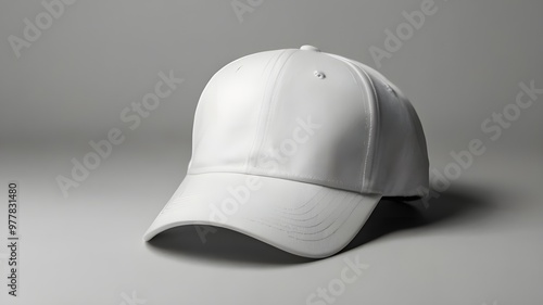 Mockup cap on white background