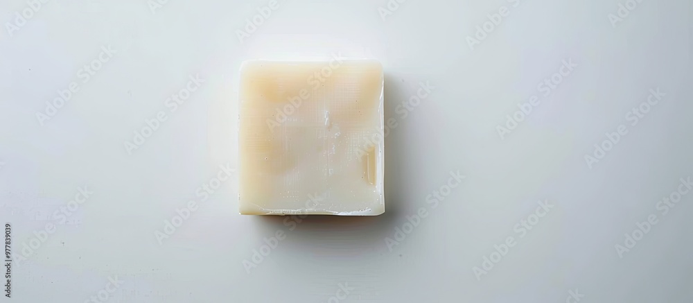 Handmade soap against a white background with empty space Close up. Copy space image. Place for adding text and design Handmade soap against a white background with empty space Close up. Copy space image. Place for adding text and design