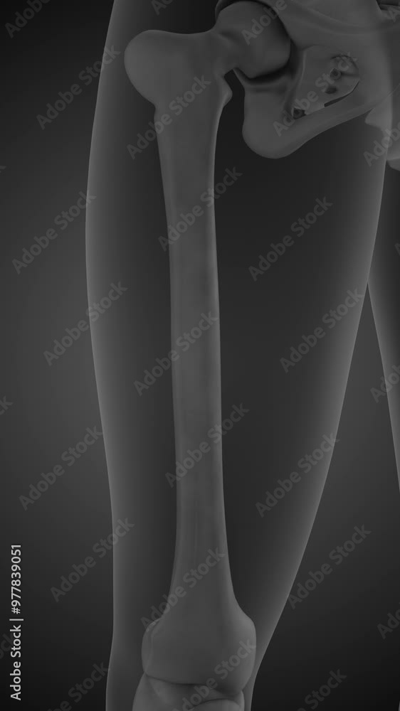 Medical concept of the human thigh pain Medical concept of the human thigh pain