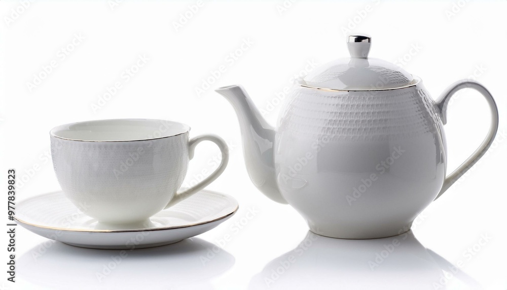 Simple White Tea Set Simple White Tea Set