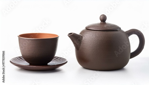 Rustic Teapot and Cup Set